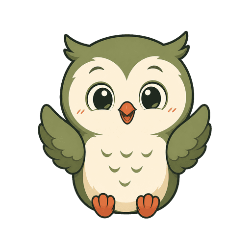 The Hoot Grid owl celebrating